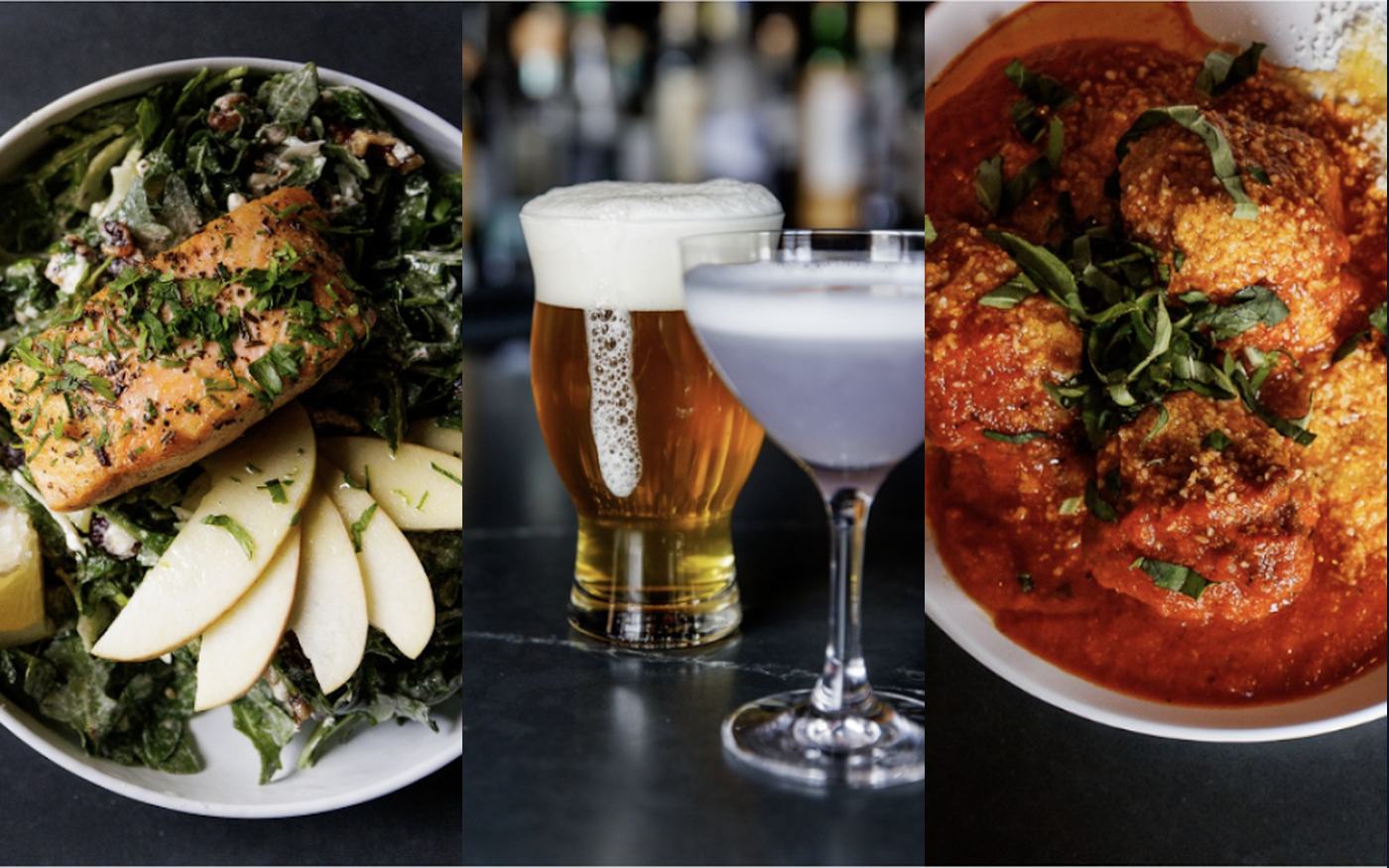 Dishes and cocktails from Big Sky restaurants